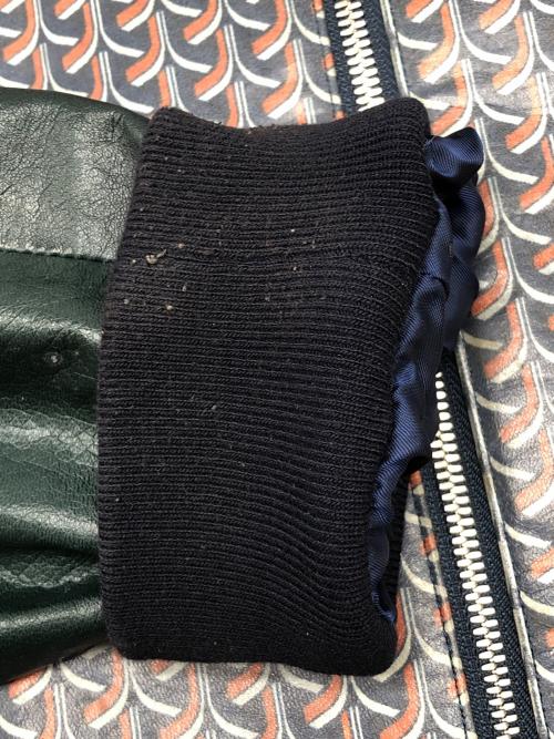 02DERIV（ツーディライヴ）02DERIV (ツーディライヴ) レザージャケット グリーン サイズ:2(M)の古着・服飾アイテム