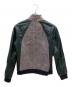 02DERIV (ツーディライヴ) レザージャケット グリーン サイズ:2(M)：6000円