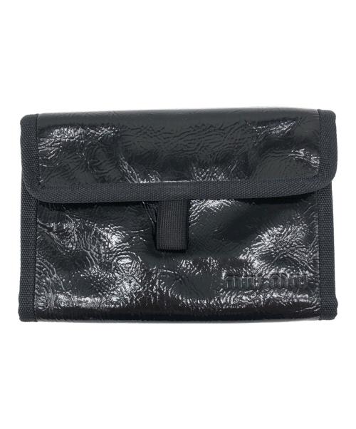 MIU MIU（ミュウミュウ）MIU MIU (ミュウミュウ) 3つ折り財布 ブラックの古着・服飾アイテム