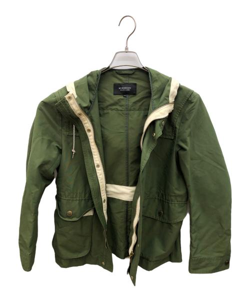 BURBERRY BLACK LABEL（バーバリーブラックレーベル）BURBERRY BLACK LABEL (バーバリーブラックレーベル) マウンテンパーカー カーキ×レッド サイズ:Mの古着・服飾アイテム