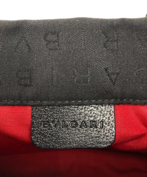 BVLGARI（ブルガリ）BVLGARI (ブルガリ) トートバッグ　ロゴマニア　ポーチ付 ブラックの古着・服飾アイテム