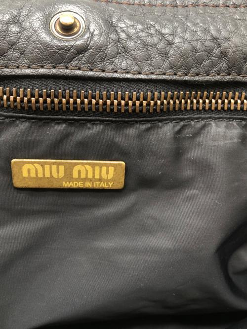 MIU MIU（ミュウミュウ）MIU MIU (ミュウミュウ) トートバッグ オールドモデル ブラックの古着・服飾アイテム