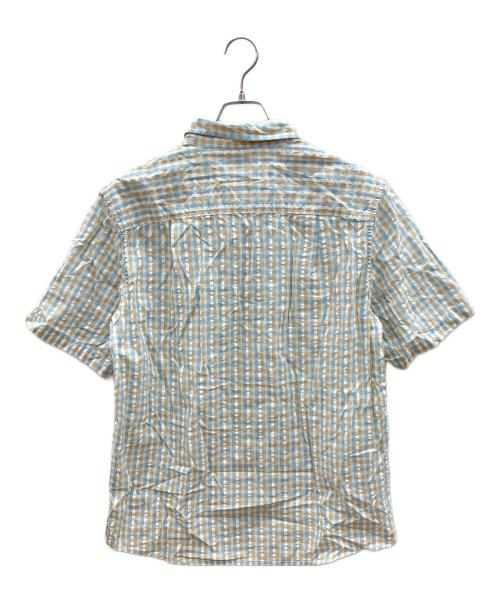 L.L.Bean（エルエルビーン）L.L.Bean (エルエルビーン) 00sチェックシャツ　古着 ホワイト×ブルー×ブラウン サイズ:Lの古着・服飾アイテム