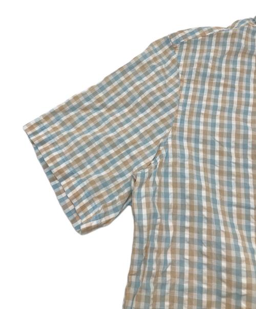 L.L.Bean（エルエルビーン）L.L.Bean (エルエルビーン) 00sチェックシャツ　古着 ホワイト×ブルー×ブラウン サイズ:Lの古着・服飾アイテム