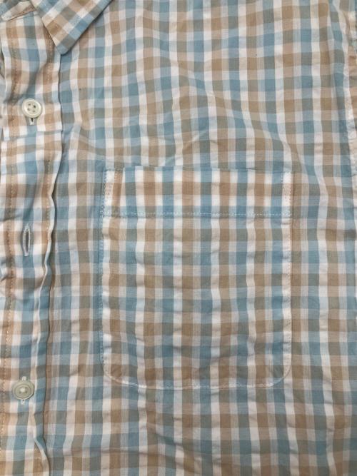 L.L.Bean（エルエルビーン）L.L.Bean (エルエルビーン) 00sチェックシャツ　古着 ホワイト×ブルー×ブラウン サイズ:Lの古着・服飾アイテム