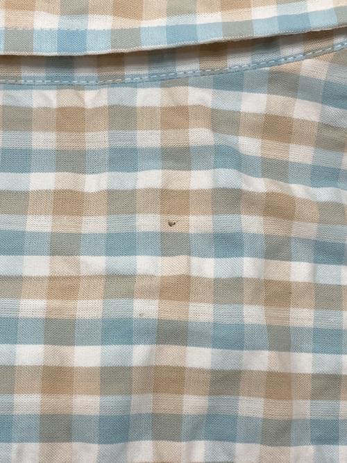 L.L.Bean（エルエルビーン）L.L.Bean (エルエルビーン) 00sチェックシャツ　古着 ホワイト×ブルー×ブラウン サイズ:Lの古着・服飾アイテム