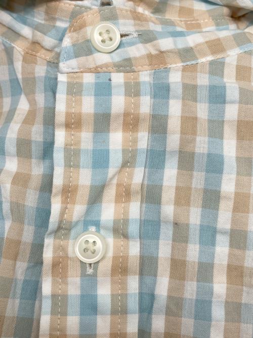 L.L.Bean（エルエルビーン）L.L.Bean (エルエルビーン) 00sチェックシャツ　古着 ホワイト×ブルー×ブラウン サイズ:Lの古着・服飾アイテム