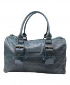 LONGCHAMPロンシャン）の古着「ハンドバッグ　クロコ型押し」｜グリーン