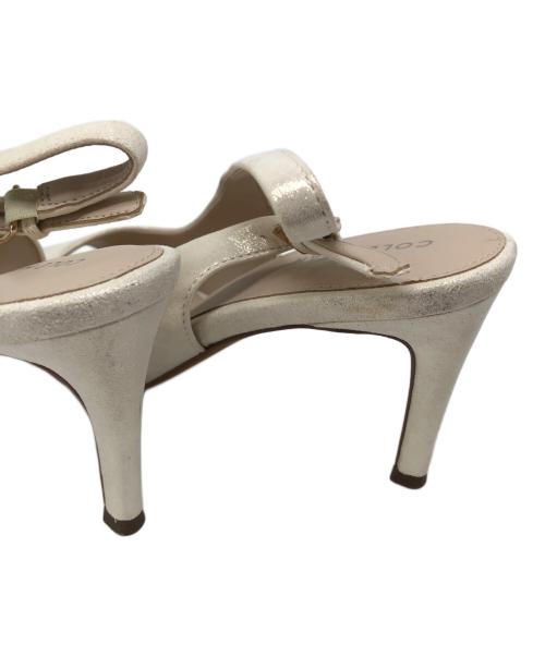 COLE HAAN（コールハーン）COLE HAAN (コールハーン) マヤ スリング バック パンプス ホワイト サイズ:6Bの古着・服飾アイテム