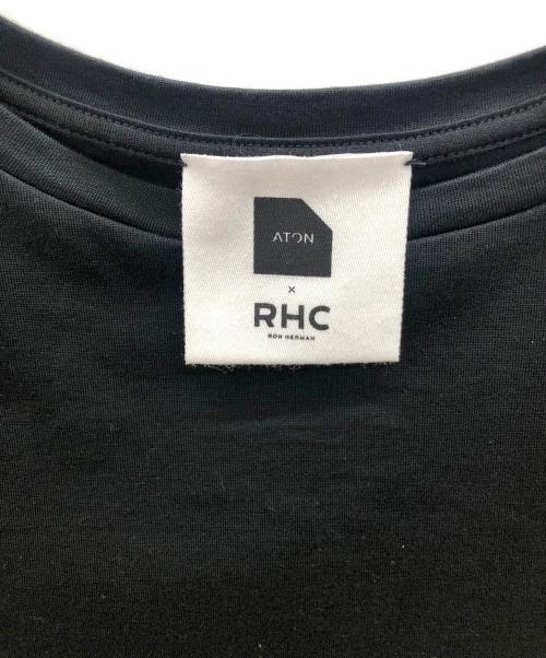 ATON×RHC RON HERMAN（エイトン×アールエイチシー ロンハーマン）ATON×RHC RON HERMAN (エイトン×アールエイチシー ロンハーマン) 半袖ワンピース ブラック サイズ:Fの古着・服飾アイテム