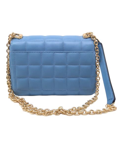 MICHAEL KORS（マイケル・コース）MICHAEL KORS (マイケルコース) チェーンショルダーバッグ　キルティングデザイン スカイブルーの古着・服飾アイテム