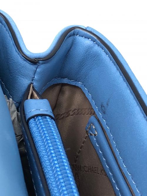 MICHAEL KORS（マイケル・コース）MICHAEL KORS (マイケルコース) チェーンショルダーバッグ　キルティングデザイン スカイブルーの古着・服飾アイテム