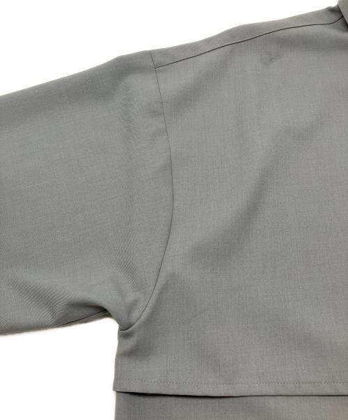 BEAMS（ビームス）BEAMS (ビームス) 変形シャツ アッシュブルー サイズ:Lの古着・服飾アイテム