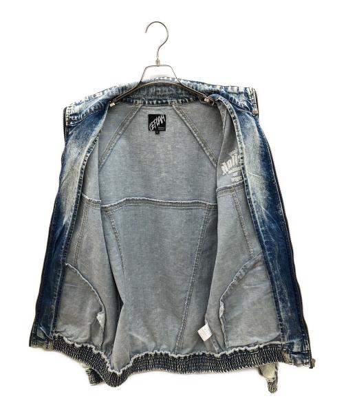 LEFLAH（レフラー）LEFLAH (レフラー) デニムジャケット ネイビー サイズ:Lの古着・服飾アイテム