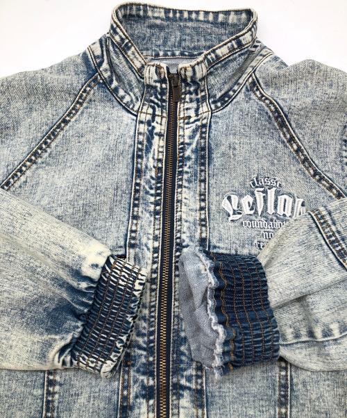 LEFLAH（レフラー）LEFLAH (レフラー) デニムジャケット ネイビー サイズ:Lの古着・服飾アイテム