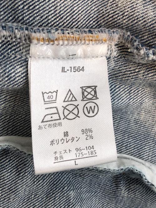 LEFLAH（レフラー）LEFLAH (レフラー) デニムジャケット ネイビー サイズ:Lの古着・服飾アイテム