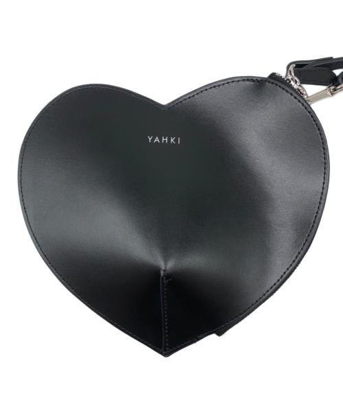 YAHKI（ヤーキ）YAHKI (ヤーキ) ショルダーバッグ　ハート型 ブラックの古着・服飾アイテム