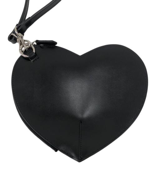 YAHKI（ヤーキ）YAHKI (ヤーキ) ショルダーバッグ　ハート型 ブラックの古着・服飾アイテム