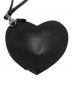 YAHKI (ヤーキ) ショルダーバッグ　ハート型 ブラック：10000円