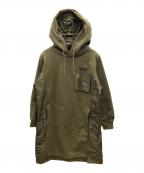 AVIREXアヴィレックス）の古着「FLYERS LONG PARKA」｜カーキ