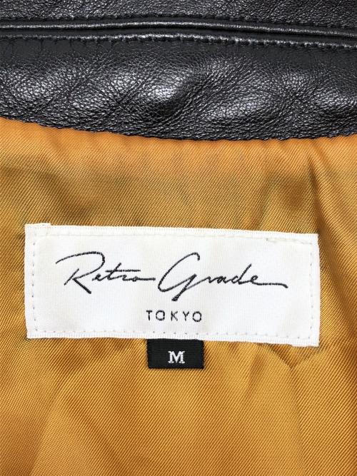 Retro Grade TOKYO（レトロ グレード トーキョー）Retro Grade TOKYO (レトロ グレード トーキョー) ラムレザージャケット　20AW ブラック サイズ:Mの古着・服飾アイテム
