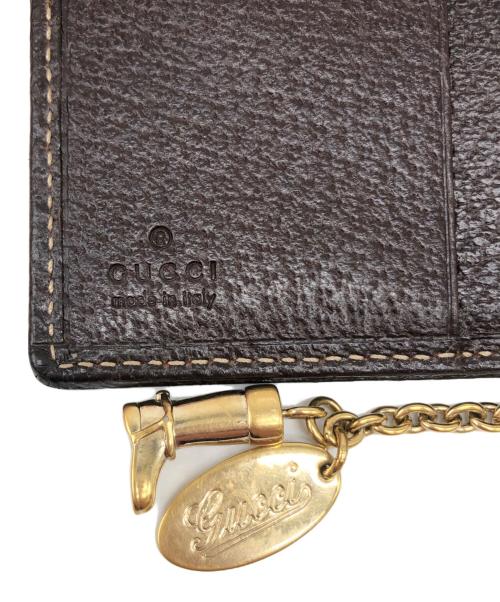 GUCCI（グッチ）GUCCI (グッチ) 3つ折り財布 ブラウンの古着・服飾アイテム