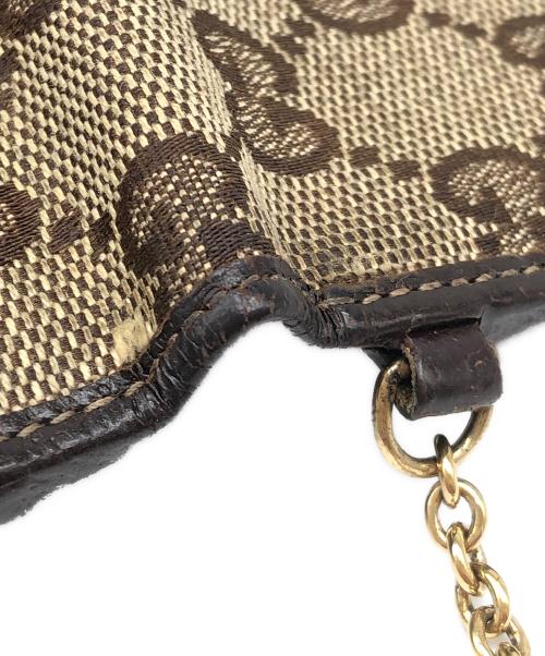 GUCCI（グッチ）GUCCI (グッチ) 3つ折り財布 ブラウンの古着・服飾アイテム