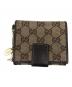 GUCCI (グッチ) 3つ折り財布 ブラウン：15000円