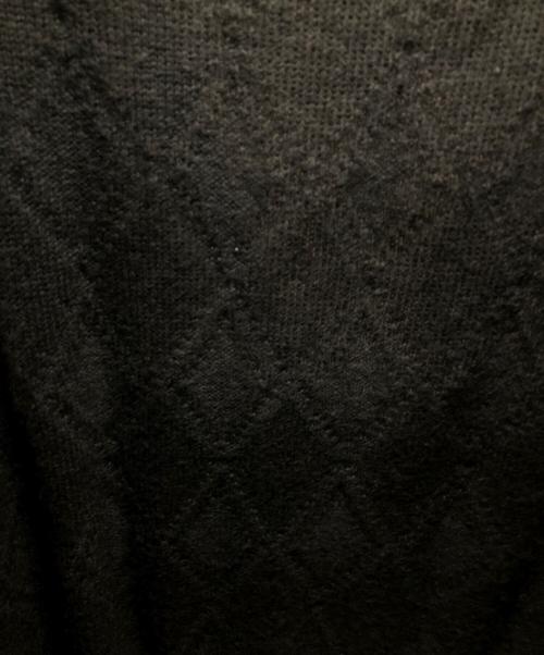 TENDER PERSON（テンダ―パーソン）TENDER PERSON (テンダ―パーソン) クロスニットベスト ブラック サイズ:00の古着・服飾アイテム