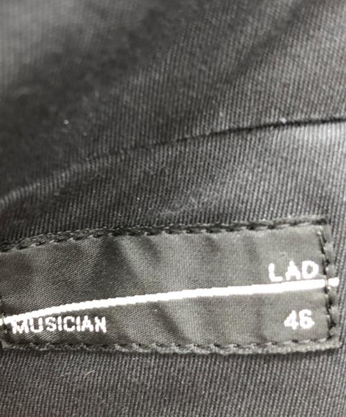 LAD MUSICIAN（ラッドミュージシャン）LAD MUSICIAN (ラッドミュージシャン) スラックス ブラック サイズ:46の古着・服飾アイテム