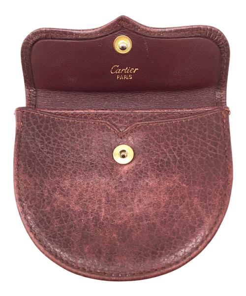 Cartier（カルティエ）Cartier (カルティエ) コインケース ボルドーの古着・服飾アイテム