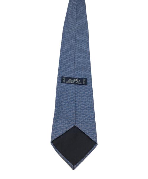 HERMES（エルメス）HERMES (エルメス) ネクタイ　ブルー ブルー サイズ:-の古着・服飾アイテム