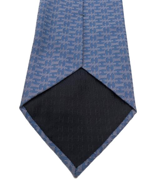 HERMES（エルメス）HERMES (エルメス) ネクタイ　ブルー ブルー サイズ:-の古着・服飾アイテム