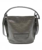 LONGCHAMPロンシャン）の古着「2WAYショルダーバッグ」｜オリーブ