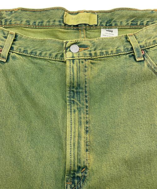 LEVI'S（リーバイス）LEVI'S (リーバイス) 00s 505後染めデニムパンツ　釦裏615　2002年製　古着 グリーン サイズ:W44×L32の古着・服飾アイテム