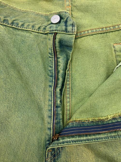 LEVI'S（リーバイス）LEVI'S (リーバイス) 00s 505後染めデニムパンツ　釦裏615　2002年製　古着 グリーン サイズ:W44×L32の古着・服飾アイテム