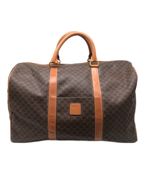 CELINE（セリーヌ）CELINE (セリーヌ) ボストンバッグ　マカダム柄 ブラウンの古着・服飾アイテム