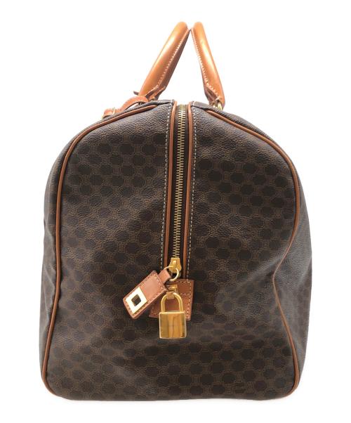 CELINE（セリーヌ）CELINE (セリーヌ) ボストンバッグ　マカダム柄 ブラウンの古着・服飾アイテム