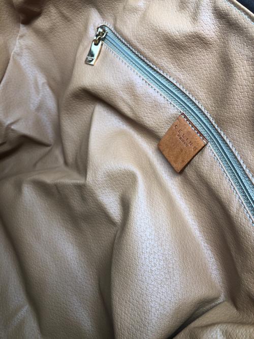 CELINE（セリーヌ）CELINE (セリーヌ) ボストンバッグ　マカダム柄 ブラウンの古着・服飾アイテム