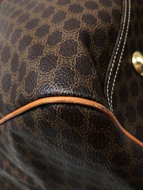 CELINE（セリーヌ）CELINE (セリーヌ) ボストンバッグ　マカダム柄 ブラウンの古着・服飾アイテム