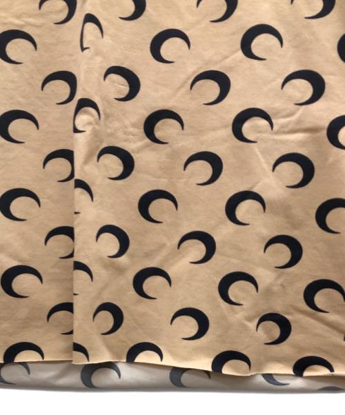 MARINE SERRE（マリーンセル）MARINE SERRE (マリーンセル) ムーンカットソー ブラウン×ブラック サイズ:Ｍの古着・服飾アイテム