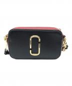 MARC JACOBSマークジェイコブズ）の古着「ショルダーバッグ　THE SNAPSHOT」｜ブラック×レッド