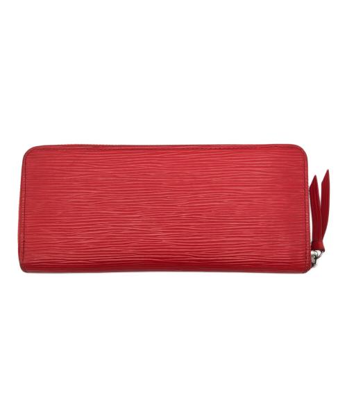 LOUIS VUITTON（ルイ ヴィトン）LOUIS VUITTON (ルイ ヴィトン) ポルトフォイユ・クレマンス　箱・保存袋付 レッドの古着・服飾アイテム