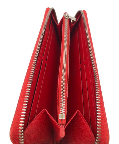 LOUIS VUITTON（ルイ ヴィトン）LOUIS VUITTON (ルイ ヴィトン) ポルトフォイユ・クレマンス　箱・保存袋付 レッドの古着・服飾アイテム