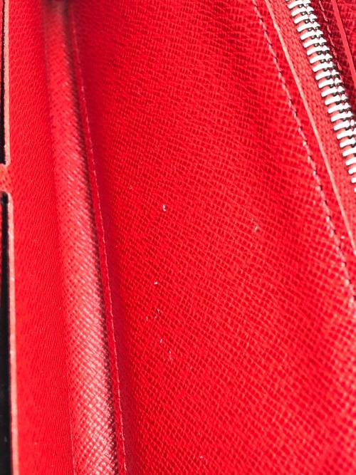 LOUIS VUITTON（ルイ ヴィトン）LOUIS VUITTON (ルイ ヴィトン) ポルトフォイユ・クレマンス　箱・保存袋付 レッドの古着・服飾アイテム