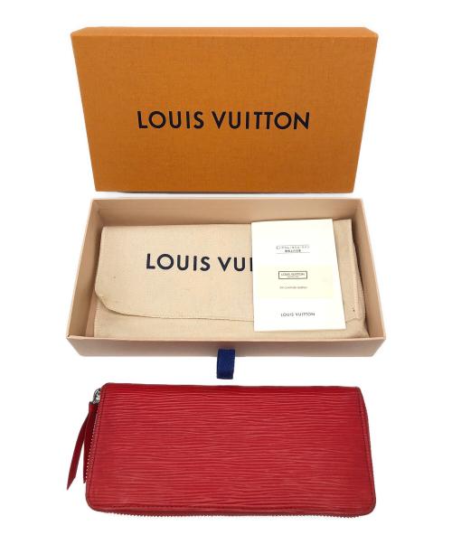 LOUIS VUITTON（ルイ ヴィトン）LOUIS VUITTON (ルイ ヴィトン) ポルトフォイユ・クレマンス　箱・保存袋付 レッドの古着・服飾アイテム