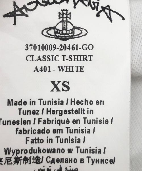 Vivienne Westwood ANGLOMANIA（ヴィヴィアンウエストウッドアングロマニア）Vivienne Westwood ANGLOMANIA (ヴィヴィアンウエストウッドアングロマニア) プリントTシャツ ホワイト サイズ:XSの古着・服飾アイテム