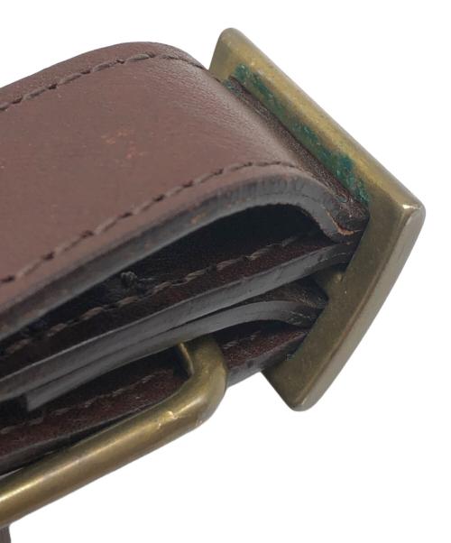 cocomeister（ココマイスター）cocomeister (ココマイスター) レザーショルダーバッグ ブラウンの古着・服飾アイテム