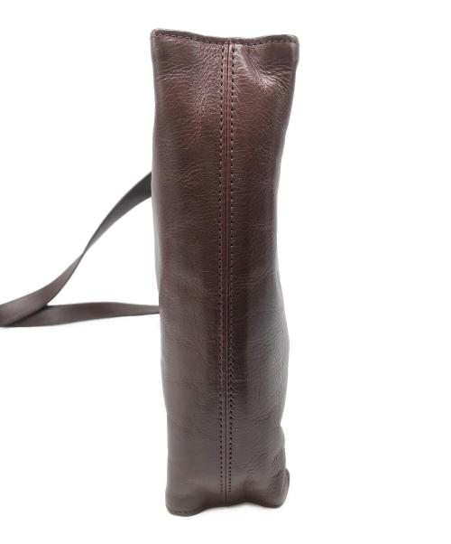 cocomeister（ココマイスター）cocomeister (ココマイスター) レザーショルダーバッグ ブラウンの古着・服飾アイテム