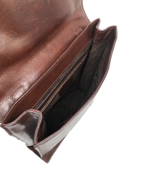 cocomeister（ココマイスター）cocomeister (ココマイスター) レザーショルダーバッグ ブラウンの古着・服飾アイテム